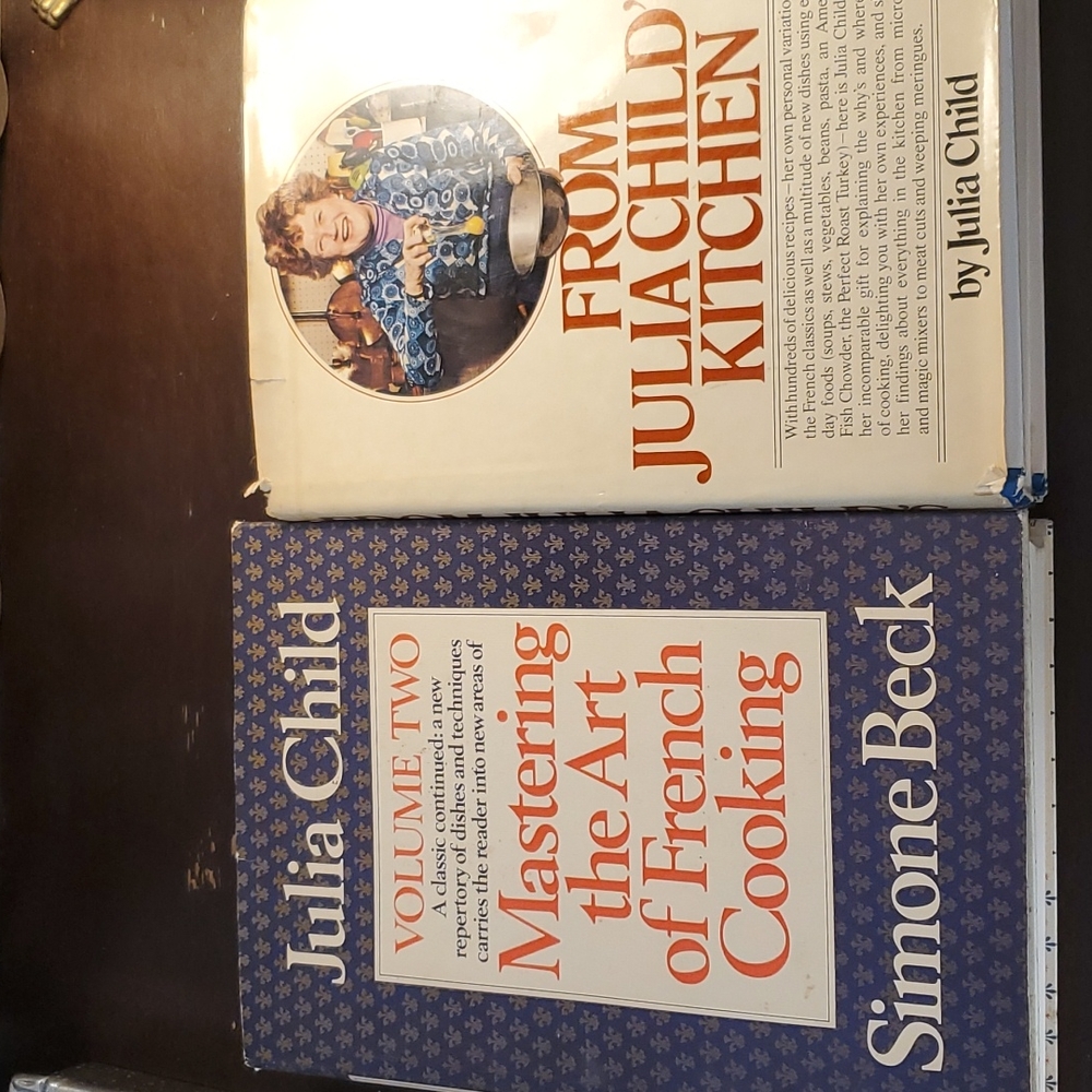 Two Julia Childs Cookbooks Vintage